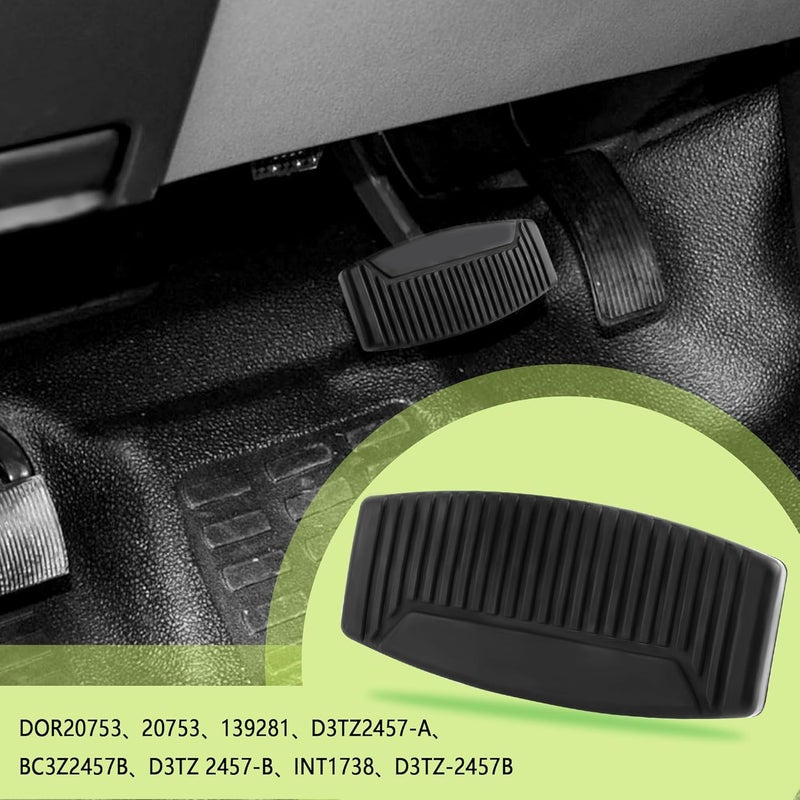 CXCCOI وسادة دواسة فرامل السيارة، مطابقة للمواصفات الأصلية (OEM) رقم DOR20753: غطاء دواسة فرامل متين لاستبدال وسادات الفرامل المتآكلة، من ملحقات السيارات العملية. يتوافق هذا الغطاء مع طرازات فورد F150 من عام 1975 إلى 2008. - Image 5