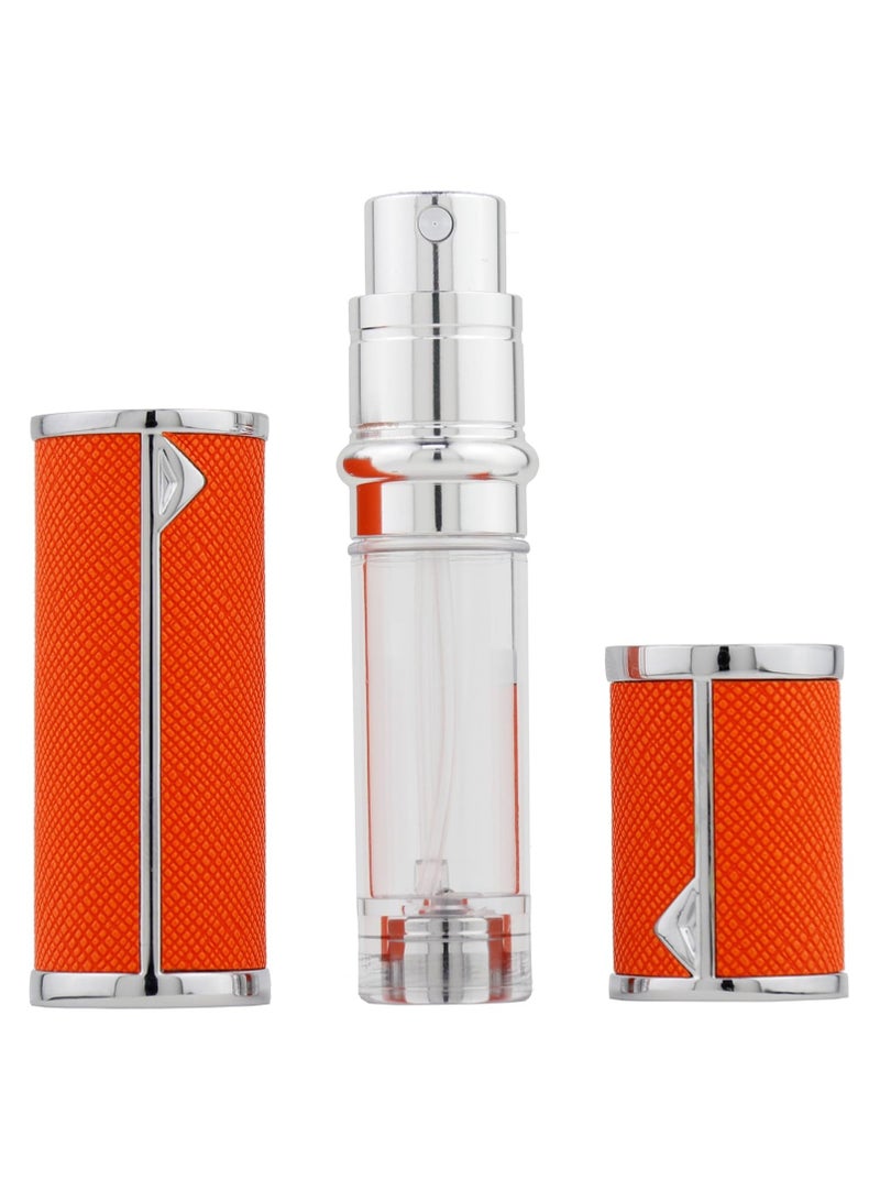 Perfume Atomizer Bottle Portable Mini Refillable Atomizer Travel Size Spray Bottles Accessories 5ml/0.2oz F906-1 (orange) - Image 3