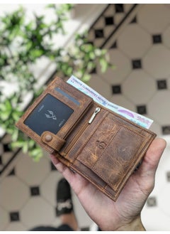 VISSO 111 Leather Personalized Wallet with Coin Pocket Leather Bag  - Image 3