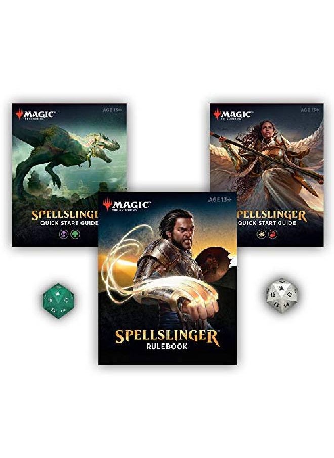 Spellslinger Starter Kit ; 2 Starter Decks ; 2 Dice ; 2 Learn To Play Guides
