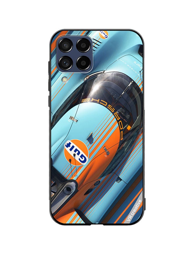 VR CREATIVE Protective Case Cover For Samsung Galaxy M33 Porsche Gulf Design Multicolour - Image 1