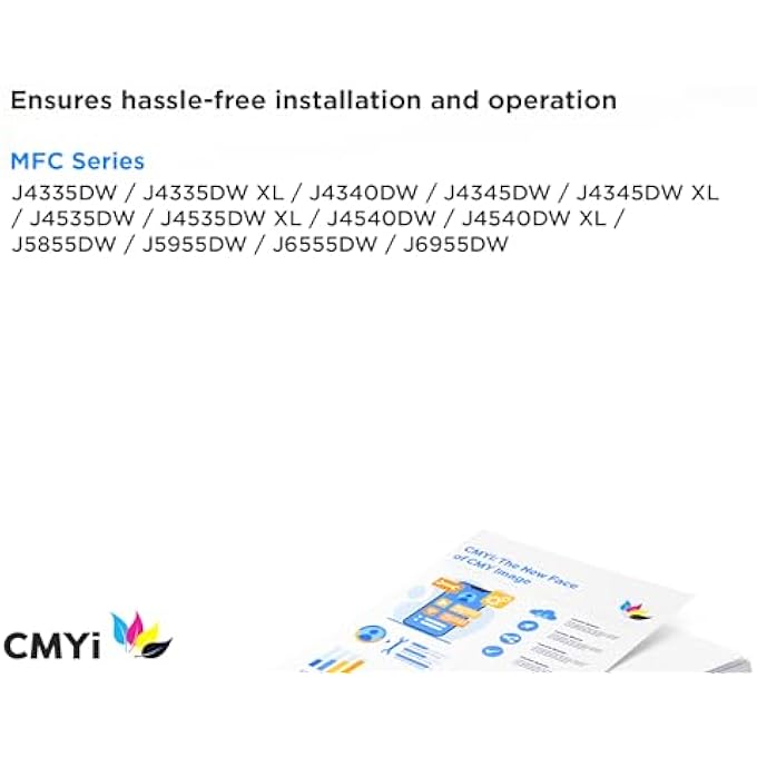 LC406 YELLOW REPLACEMENT INK CARTRIDGE FOR BROTHER MFC-J4335DW J4335DW XL J4340DW J4345DW J4345DW XL J4535DW J4535DW XL J4540DW J4540DW XL J5855DW J5955DW J6555DW J6955DW - Image 2