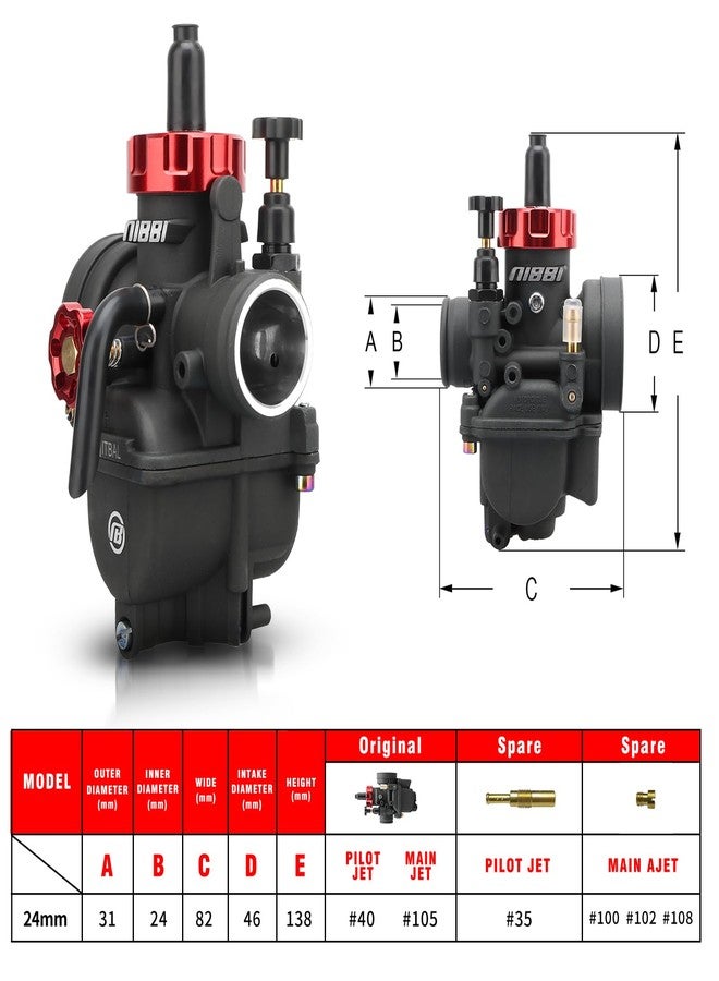 NIBBI Performance Carburetor for Predator 212cc (Red) - Image 2