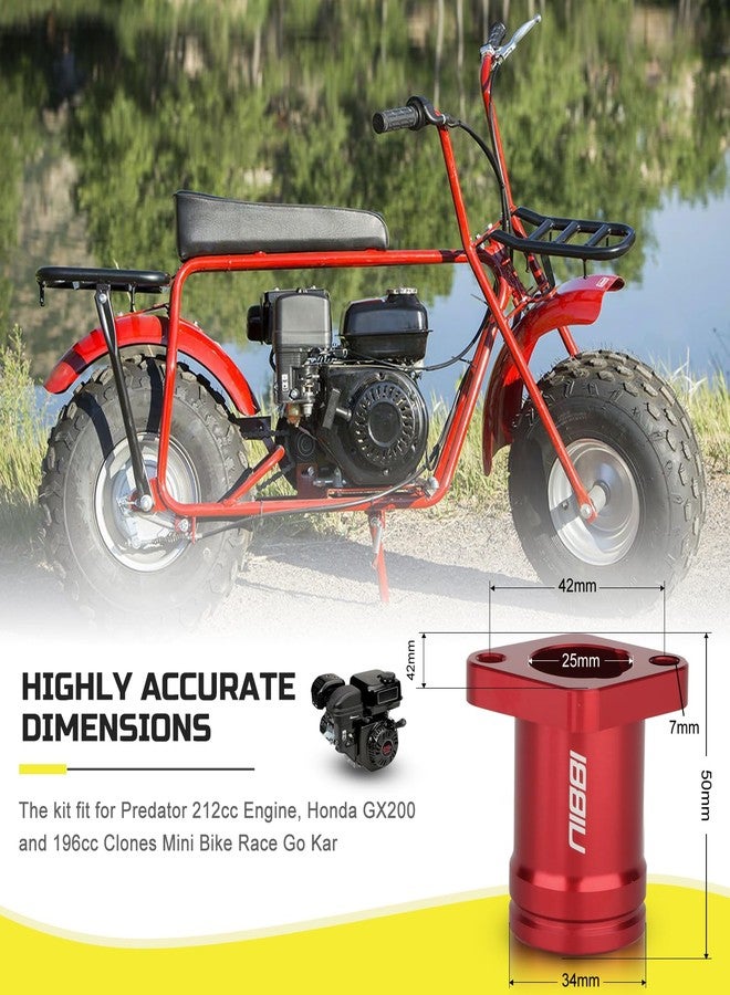 NIBBI Performance Carburetor for Predator 212cc (Red) - Image 3