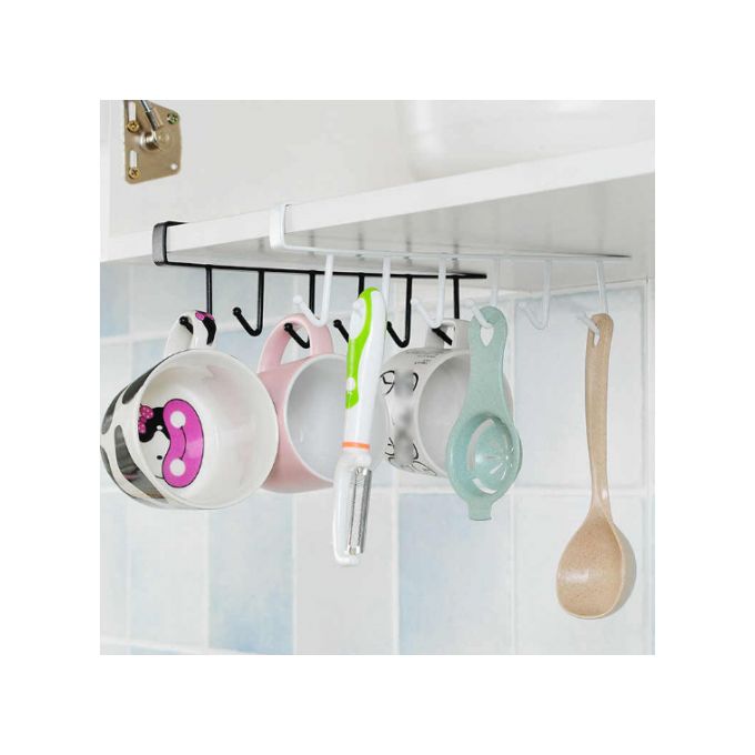 High-quality multi-functional organizer hook, 6 hooks, 2 pieces - Image 3