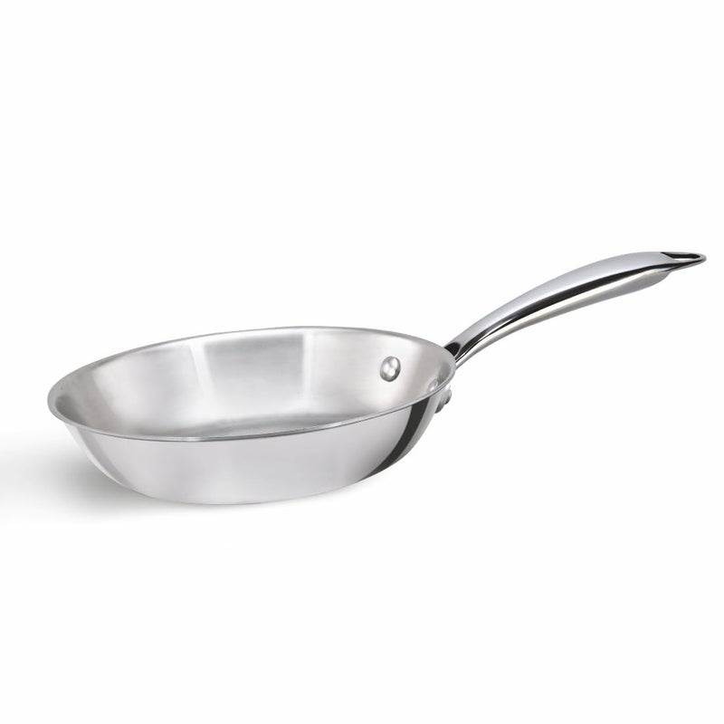 Alda Vitale Tri-Ply Stainless Steel Fry Pan 18 Cm, Induction Friendly - Image 1
