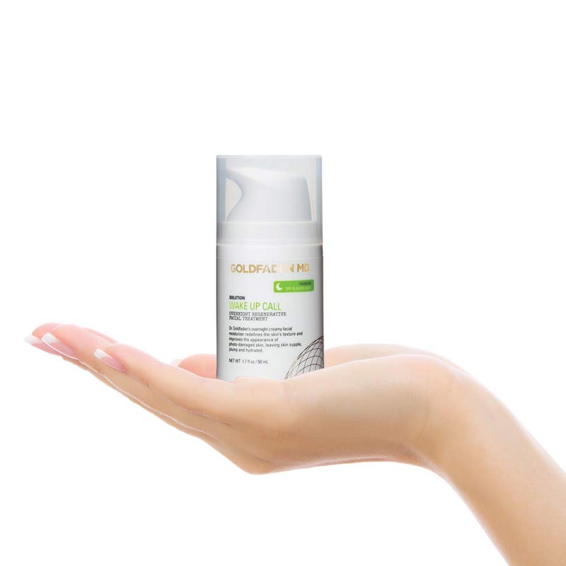 Goldfaden MD Dr. Goldfadens Wake Up Call Night Facial Moisturizer Night Cream for Dry & Aging Skin | w/Alpha Lipoic Acid, Avocado Oil Retinol, Co-enzyme Q10 1.7 fl. oz. - Image 4