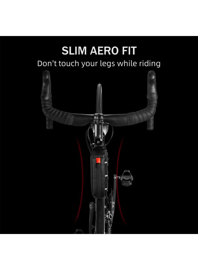 Rockbros ROCKBROS Top Tube Bike Bag Bicycle Front Frame Bag Top Tube Bag Bike Accessories Pouch Compatible with iPhone 14/13/12 Pro Galaxy S22/S21 - Image 3