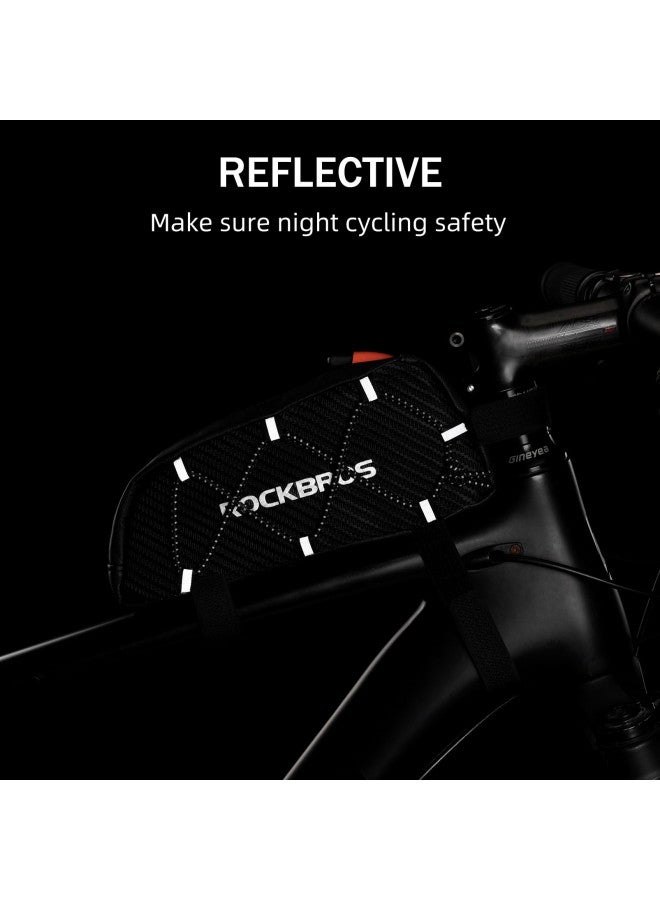 Rockbros ROCKBROS Top Tube Bike Bag Bicycle Front Frame Bag Top Tube Bag Bike Accessories Pouch Compatible with iPhone 14/13/12 Pro Galaxy S22/S21 - Image 4
