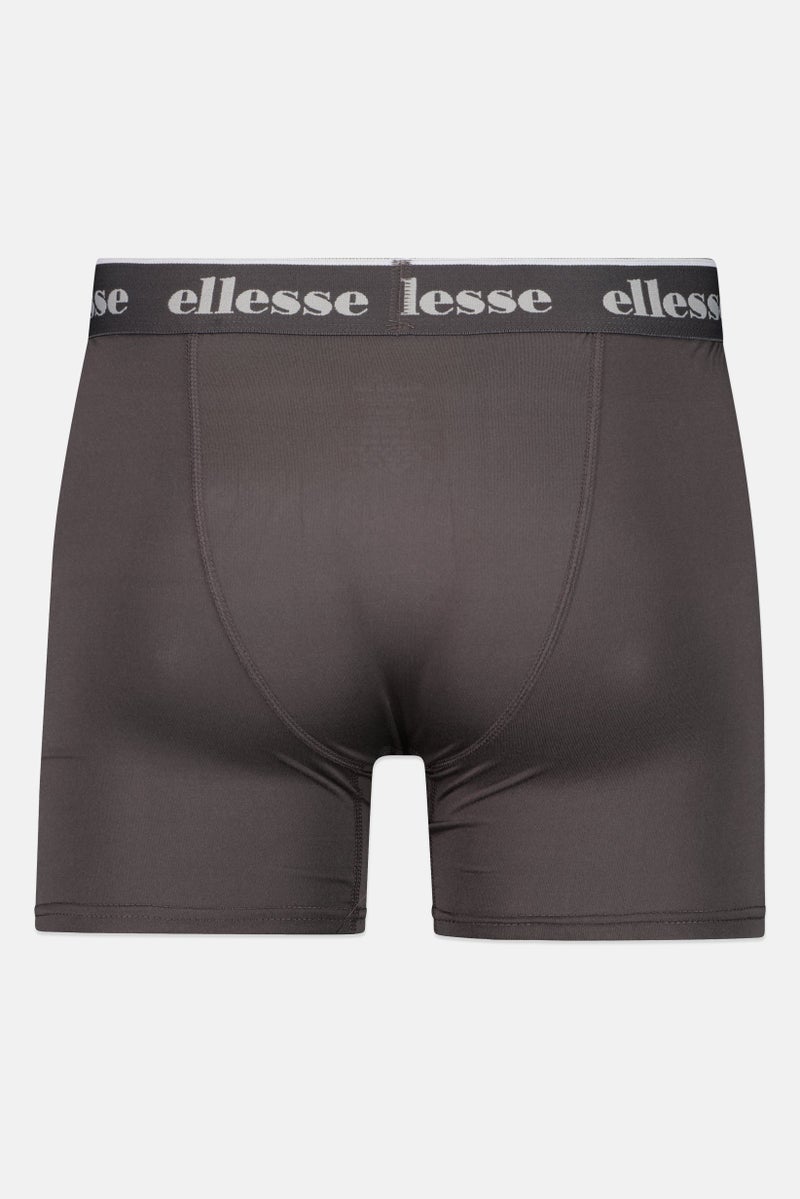 Ellesse شورت بوكسر رجالي 3 قطع بشعار العلامة التجارية، متعدد الألوان - Image 3