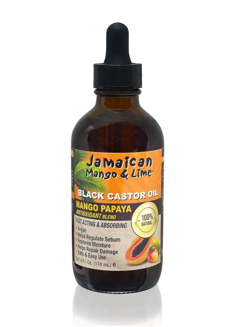 Jamaican Mango & Lime Jamaican Mango & Lime Black Castor Oil (Mango Papaya) 4oz 