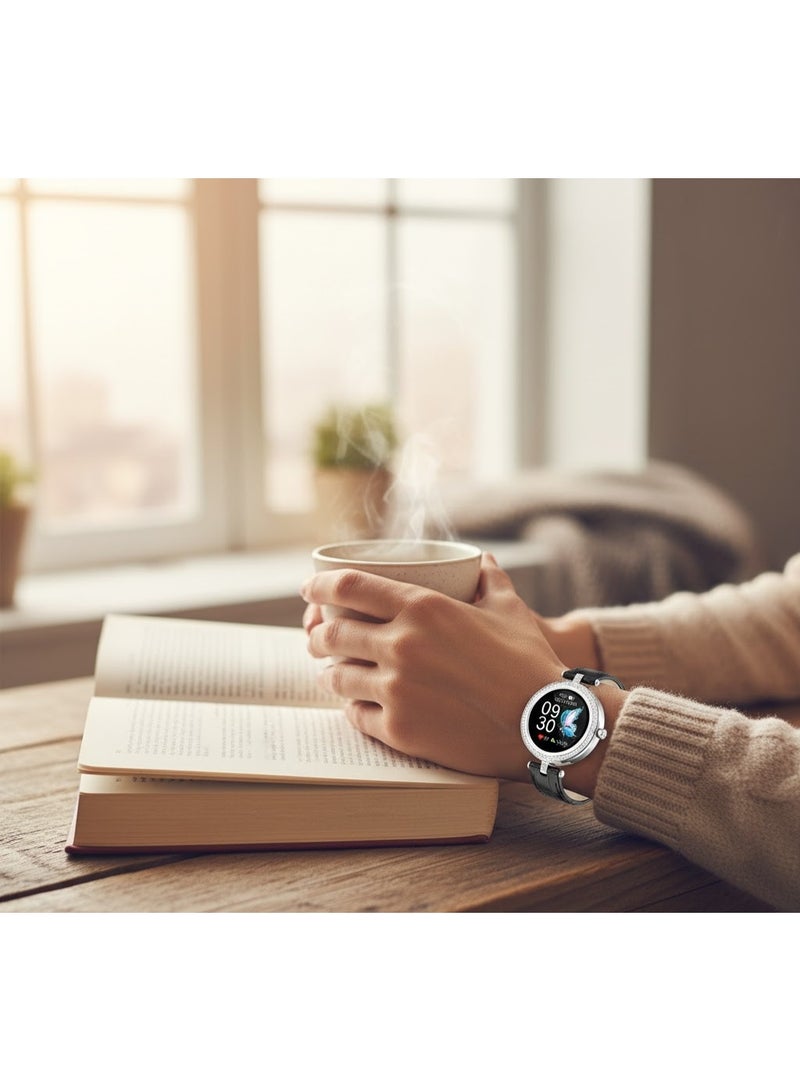 Haino Teko RW-21 Smartwatch with HD IPS Display, AiFit Max App Support, and Two Leather Straps - Image 2