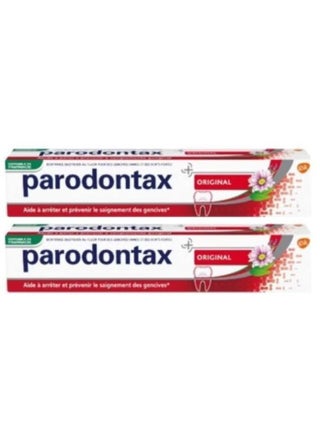 2 Parodontax Original Toothpaste For Bleeding Gums 75ml