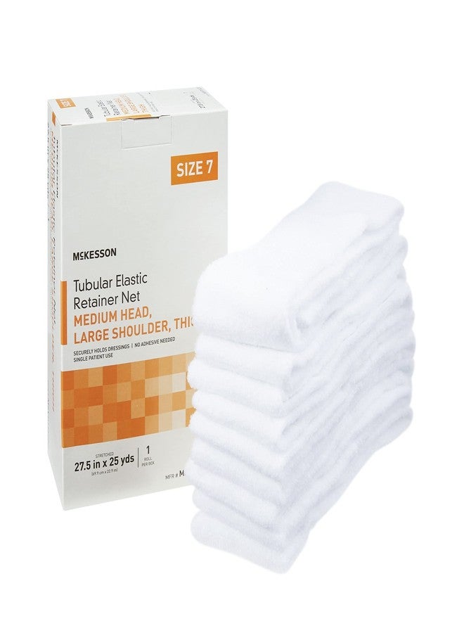 McKesson Tubular Elastic Retainer Net Dressing, Non-Sterile, Medium Head, Large Shoulder, Thigh, Size 7, 27 1/2 in x 25 yd, 1 Count, 1 Pack - Image 1