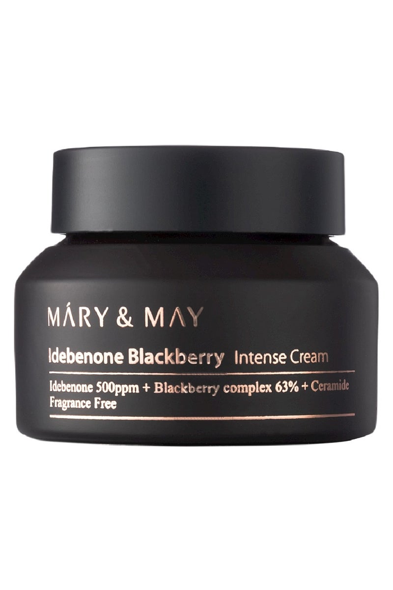MARY & MAY Máry & May Idebenone Blackberry Intense Cream - Anti Aging Effect 70g - Image 1
