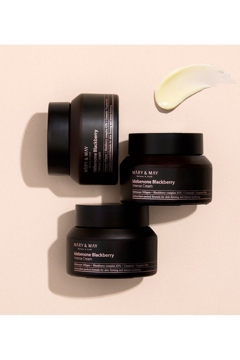 MARY & MAY Máry & May Idebenone Blackberry Intense Cream - Anti Aging Effect 70g - Image 3