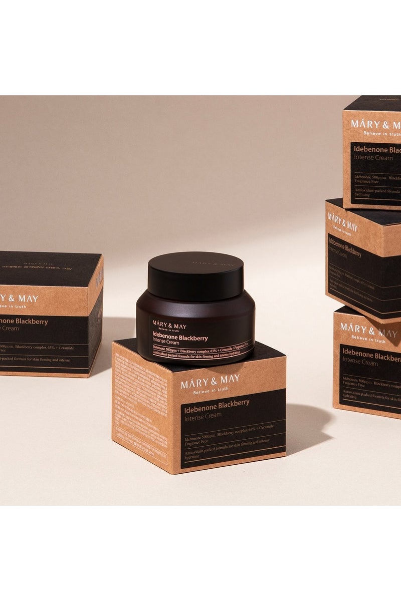 MARY & MAY Máry & May Idebenone Blackberry Intense Cream - Anti Aging Effect 70g - Image 4
