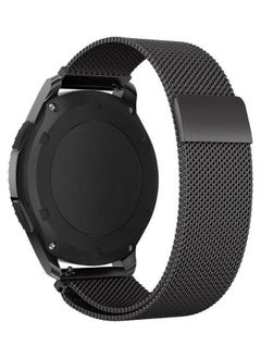 Replacement Band Mesh Milanese Loop Magnetic Wristband Black