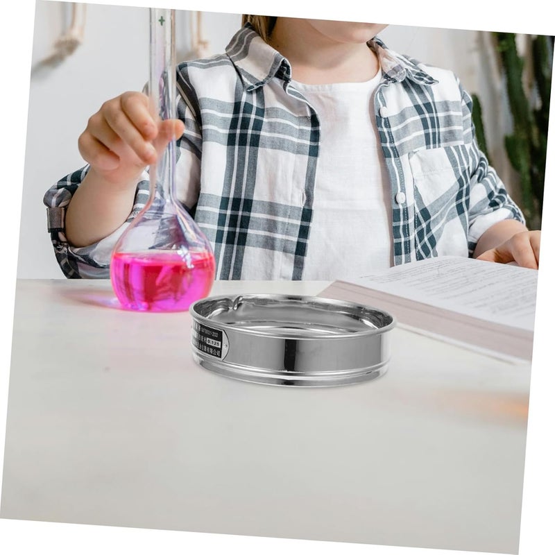 غربال شبكة من الفولاذ المقاوم للصدأ، منخل دقيق، مصفاة دقيق لفحص التربة واختبارات المعمل - Image 5