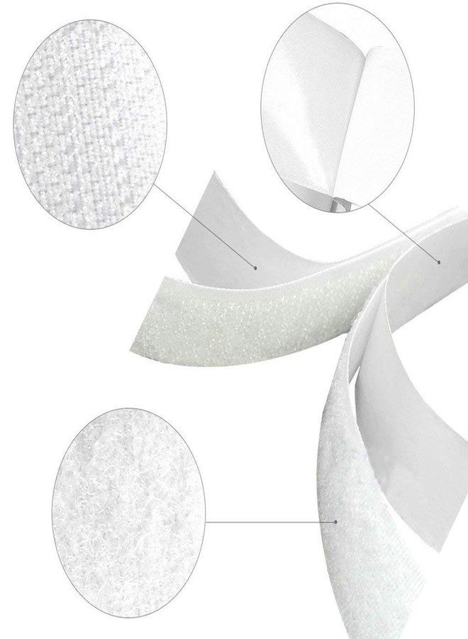 SAI PRASEEDA Self Adhesive Hook 5MTS_Adhesive Loop 5MTS with Easy Removal Sticker 20mm_ 5 MTS or 16 Feets White Color with Industrial Cutter_Measuring Tape SP1 - Image 4