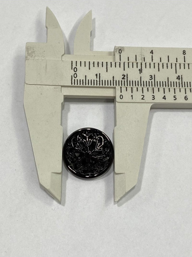 Karan Tuhafiye Karan Haberdashery Cardigan Vest Button / Design Button / Special Coated Button / Black 6 Piece Set - Image 5