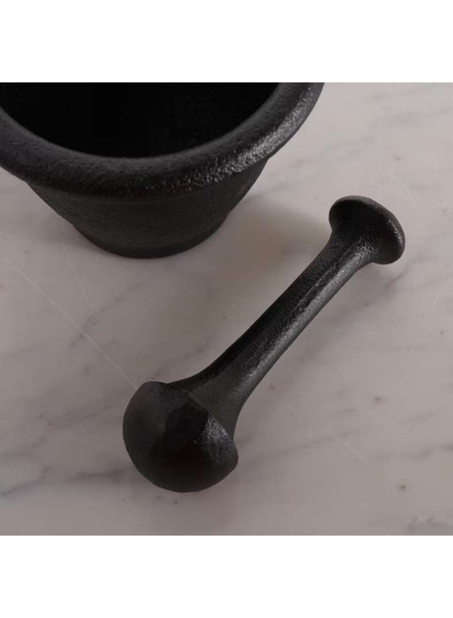 Pan Home Cast Iron Mortar and Pestle - Black - Image 3
