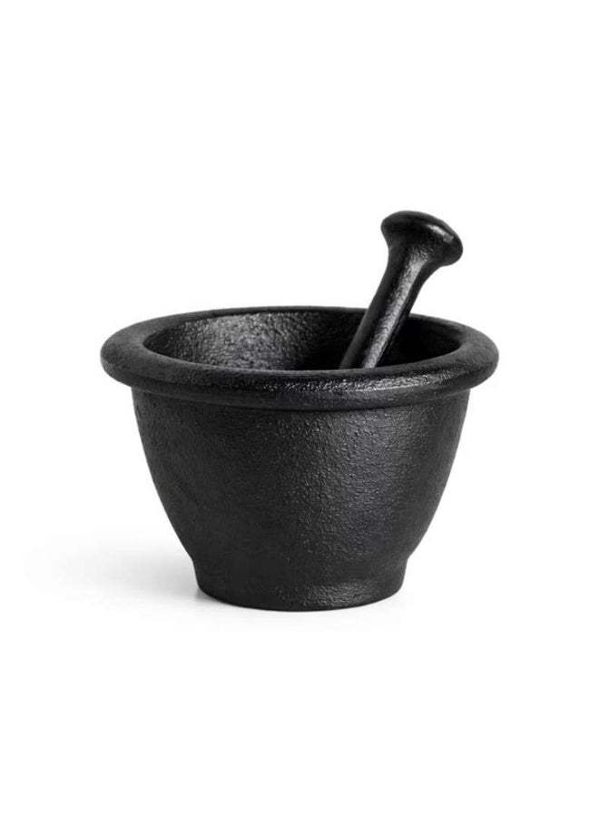 Pan Home Cast Iron Mortar and Pestle - Black - Image 5
