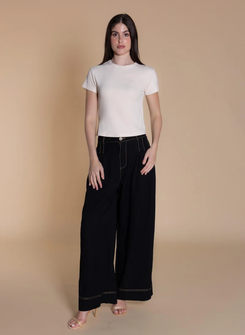 شايبس RIBBED SHORT SLEEVE T-SHIRT