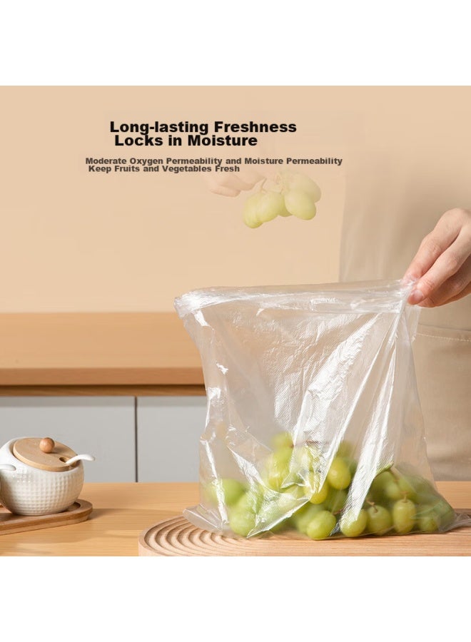 JD.com Jd Jingzao Food-grade Fresh-keeping Bags, Medium-sized Thickened Flat-top Plastic Bags 20*30cm - Image 2