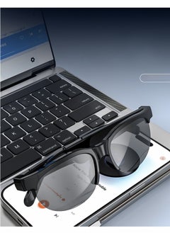 ماركة غير محددة Smart Bluetooth glasses can be used as headphones to answer calls and listen to music. They can also be used as sunglasses for sun protection. They are suitable for outdoor sports, running, fishing,  - Image 4