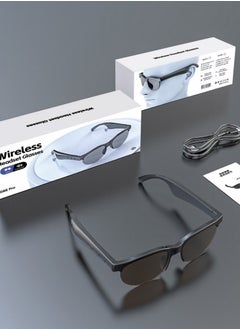 ماركة غير محددة Smart Bluetooth glasses can be used as headphones to answer calls and listen to music. They can also be used as sunglasses for sun protection. They are suitable for outdoor sports, running, fishing,  - Image 3
