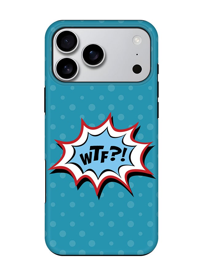 Stylizedd Tough Pro Magnetic Case for iPhone 17 Pro Max, Dual Layer hybrid PC + TPU Mobile Cover Matte - WTF