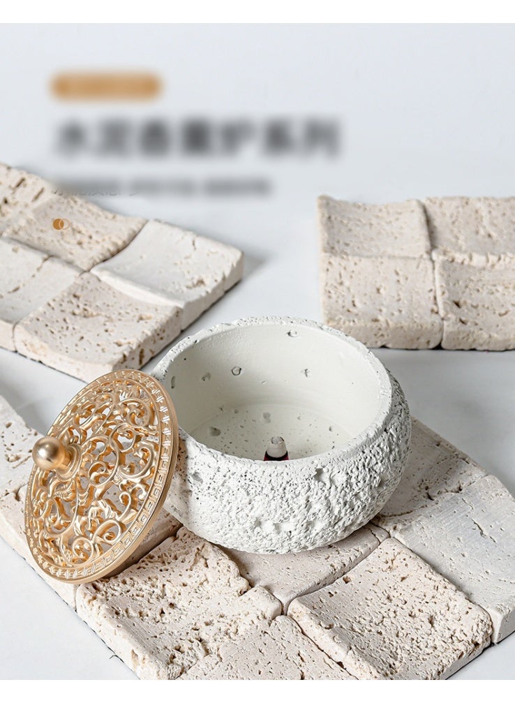 Nariele Decorative Ornament For Home Cement Aromatherapy Stove - Image 2