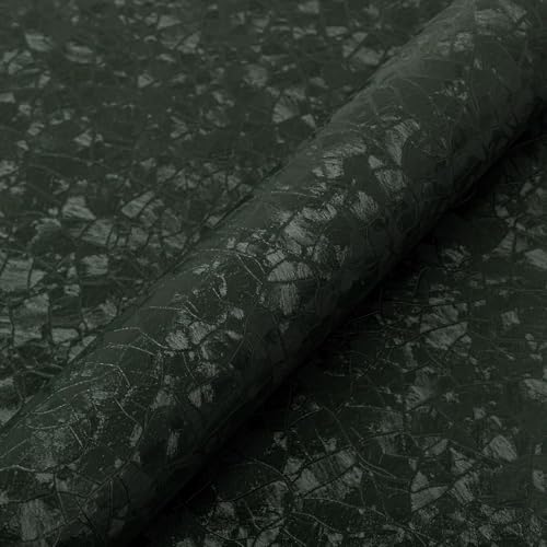 Abyssaly Dark Green Peel and Stick Wallpaper Modern Textured Embossed Wall Paper Removable Self Adhesive Vinyl Wrap Waterproof Contact Paper for Bathroom Bedroom Cabinet Home Decor 236 x 118 - Image 1
