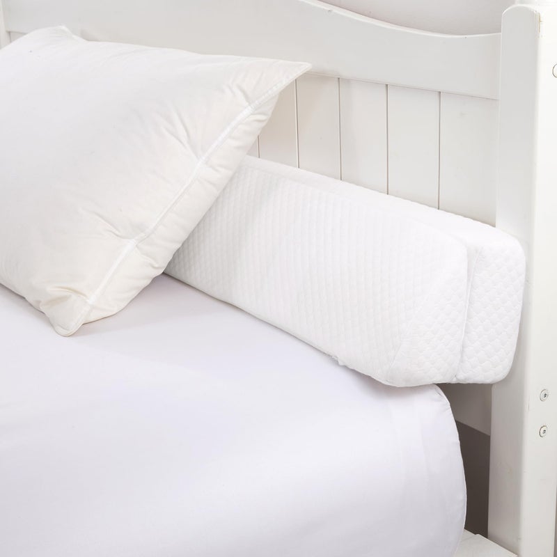 HOMBYS Wedge Pillow Headboard for Bed Gap,Foldable Bed Wedge Gap Filler Queen Size,Matterss Gap Filler,Multi Functional Bed Crack Pillow, Fill The Gap (0-7") Between Your Headboard and Mattress,White - Image 2