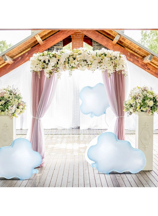 Sumind 6 Pieces White Cloud Foil Balloons For Birthday Baby Shower Themed Party Birthday Party Decorations Supplies - Image 5