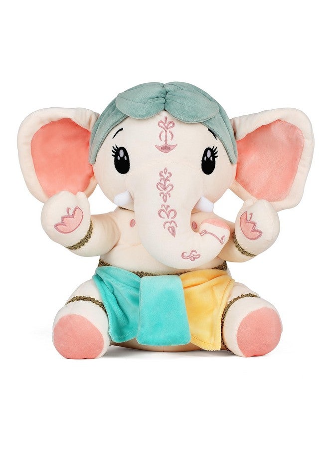 Veda Bal Ganesha. Plush Stuffed Toy of Our Favourite Elephant God. Best Soft Toy Gift for Boys and Girls of All Ages. Size: 12 inches (30 cm) - Image 1
