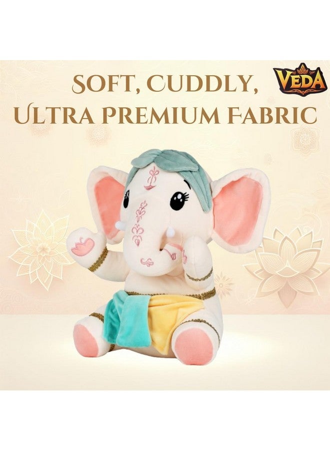 Veda Bal Ganesha. Plush Stuffed Toy of Our Favourite Elephant God. Best Soft Toy Gift for Boys and Girls of All Ages. Size: 12 inches (30 cm) - Image 2