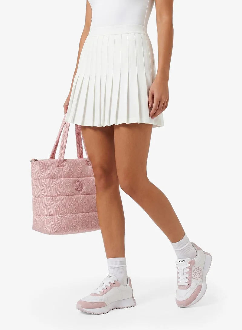 DKNY WHITE/LT PINK Nivardi - Lace Up Sneakers for Women | Best Price UAE