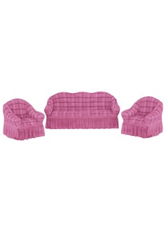 EVORY HOME Turkey Sofa Cover 4-Pieces Set of 7-Seater (3+2+1+1) Super Stretchable Anti-Wrinkle Slip Resistant Furniture Protector  - Image 2