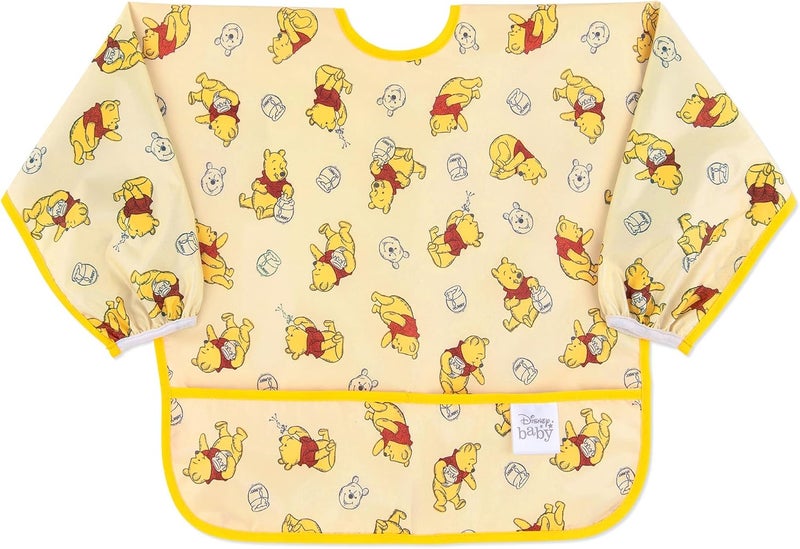 BUMKiNs Disney Winnie The Pooh Long Sleeve Baby Bib - Image 1