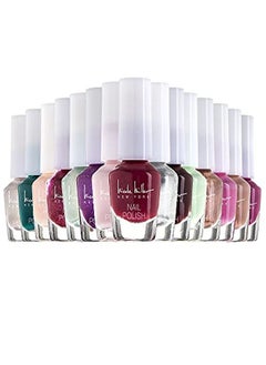 L Polish Set / Floral Collection /15 Metallic And Trendy Colors
