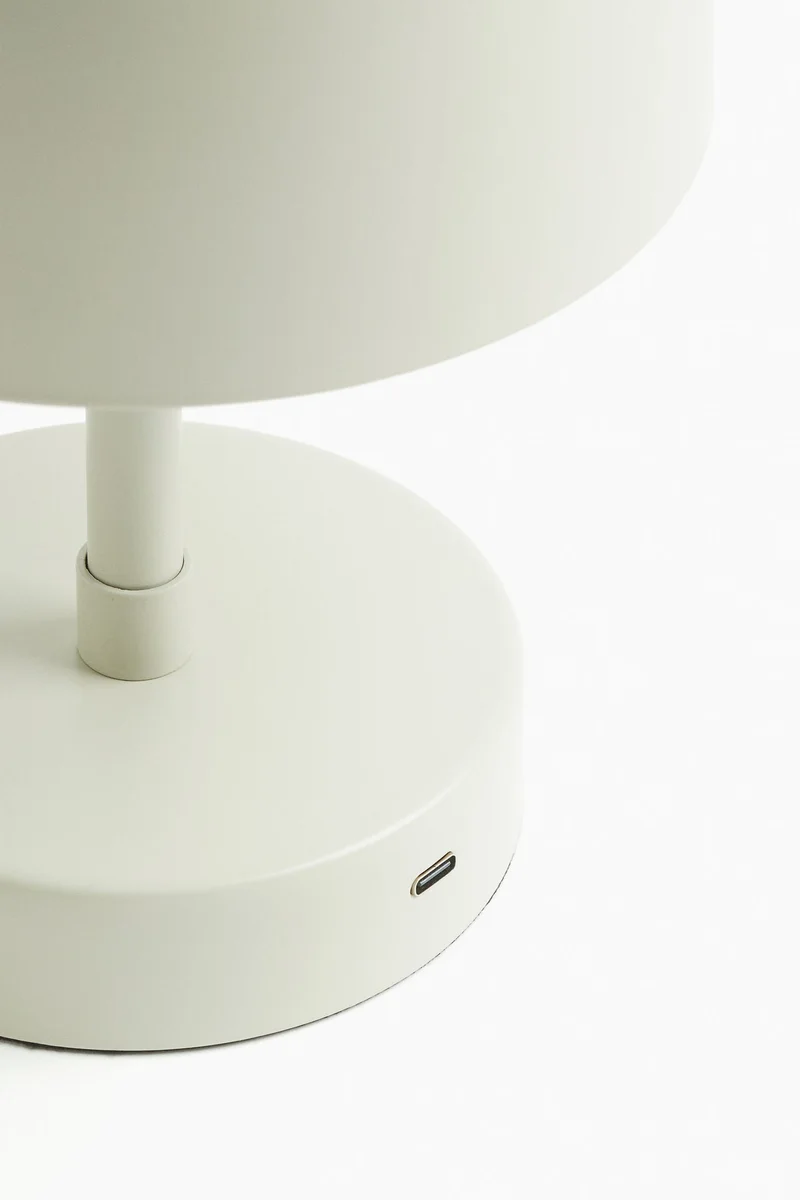 اتش اند ام مصباح طاولة قابل لإعادة الشحن