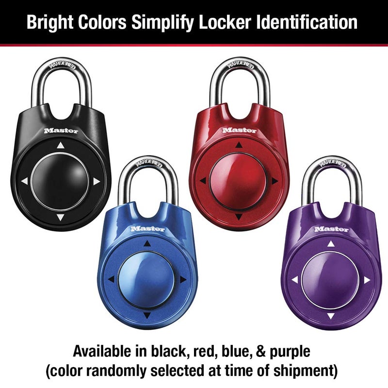 Master Lock Directional Combination Lock, Set Your Own Directional Lock, Combination Lock for Gym and School Lockers, 1500iD - Image 4