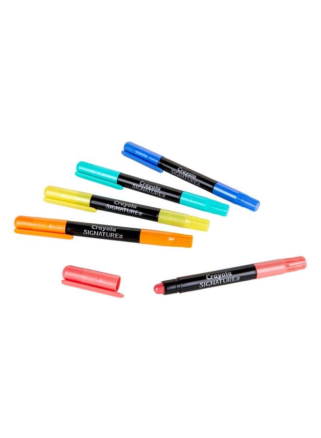 Crayola Pearlescent Cream Sticks & Case Oil Pastel Alternative Gift Set 10 Count - Image 5