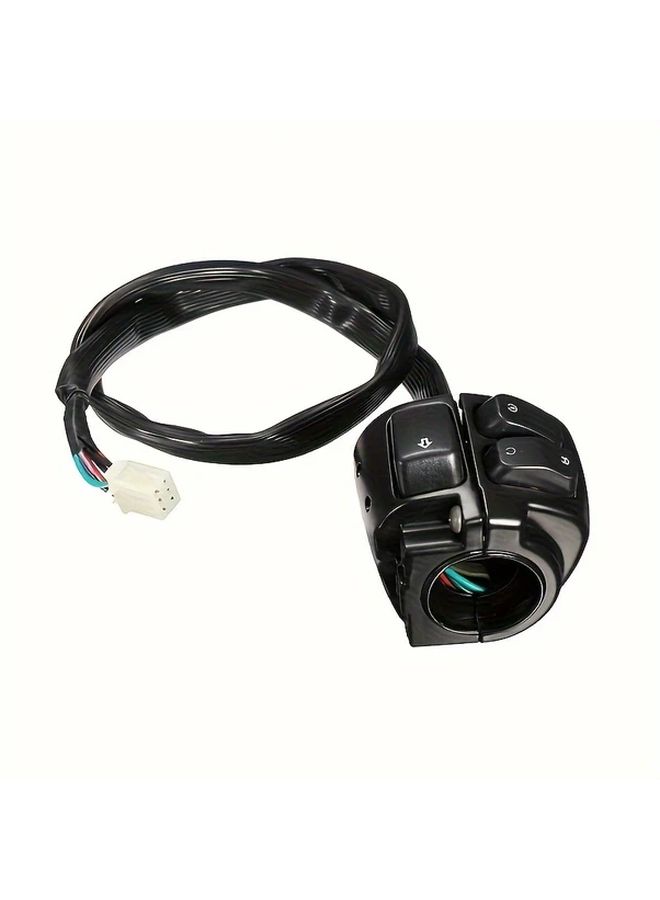 2Pcs Premium Handlebar Control Switch Housing with Wiring Harness Plating For Dyna Sportster 883 1200 XL V-Rod 1996 2012 Easy Installation 1 Inch 25mm Upgrade - Image 5