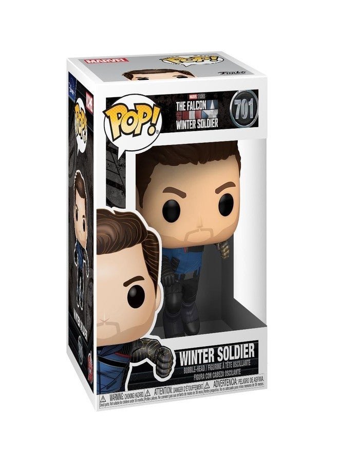 Funko POP Funko Marvel: The Falcon and The Winter Soldier - Winter Soldier Multicolor, 3.75 inches, Standard - Image 1
