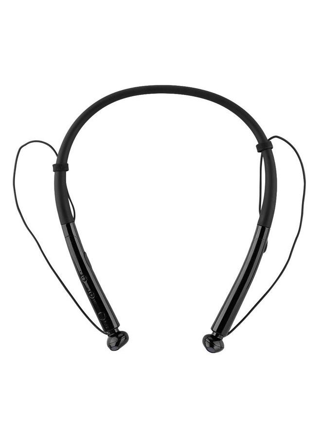 Thoraya V4.2 Bluetooth Headphones Waterproof HBQ Q14 Flexible Neckband Magnetic Design Headset (Black)  - Image 5
