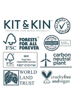 Kit & Kin Kit & Kin Reusable Cloth Nappy – Eco-Friendly, Leak-Proof & Gentle Diapering Solution | Reusable Nappy Zebra  - Image 5