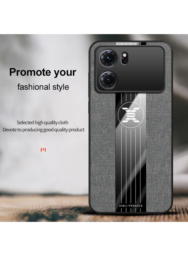 Xinli Case For OPPO K10 Stitching Cloth Textue Shockproof TPU Phone Case - Image 3